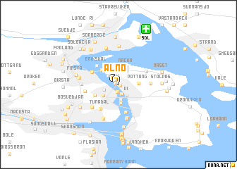 map of Alnö