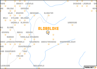 map of Alobaloke