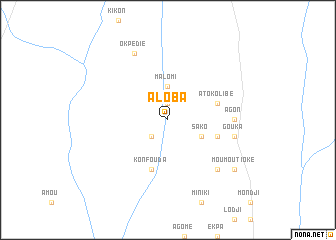 map of Aloba