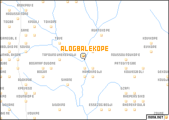 map of Alogbalé Kopé