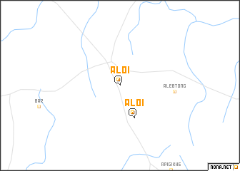 map of Aloi