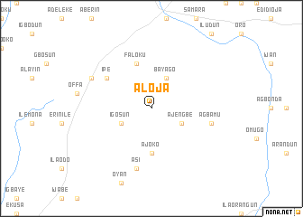 map of Aloja