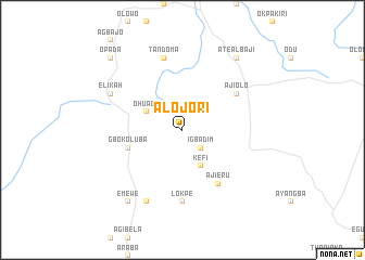 map of Alojori