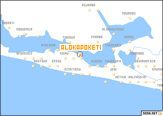 map of Alokapoketi