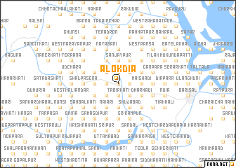 map of Ālokdia