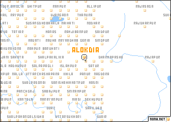 map of Ālokdia