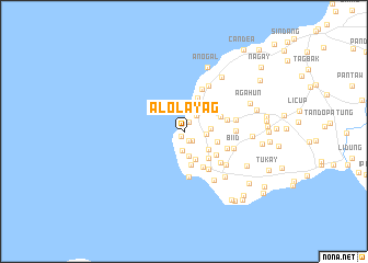 map of Alolayag