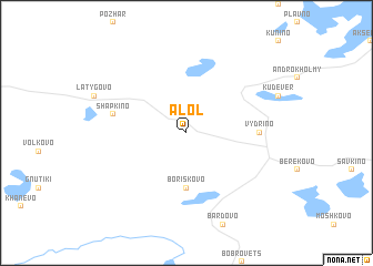 map of Alol\