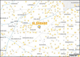 map of Ālo Mahār