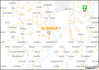 map of Alomaja