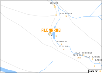 map of Al ‘Omarab