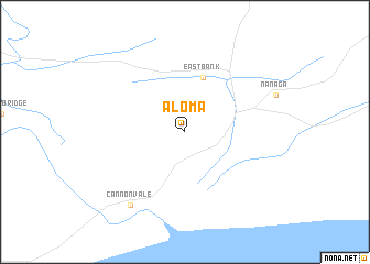 map of Aloma