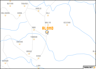 map of Alomo