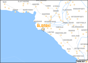 map of Alonáki