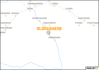 map of Alondigwéna