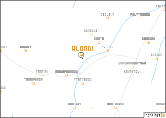 map of Alondi