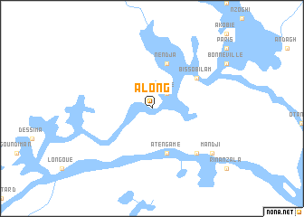 map of Along