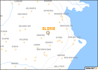 map of Alónia