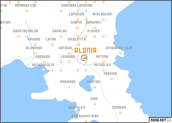 map of Alónia