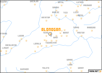 map of Alonogan