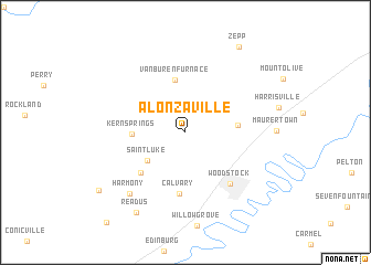 map of Alonzaville