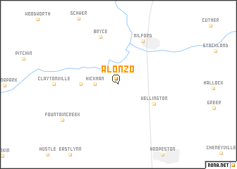 map of Alonzo