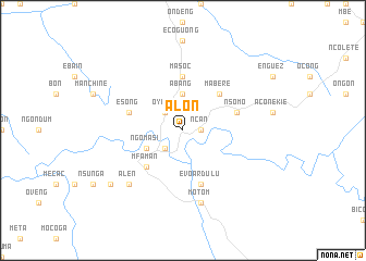 map of Alon