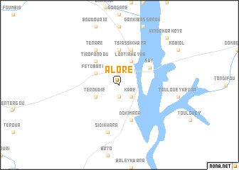 map of Aloré