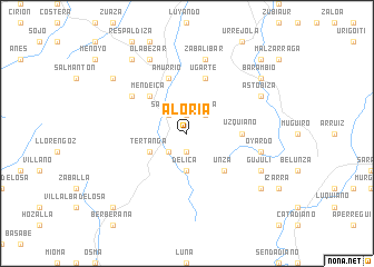 map of Aloria