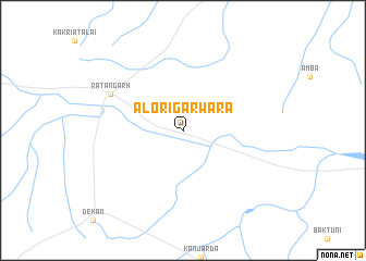 map of Alorigarwāra
