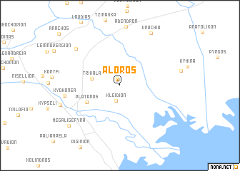 map of Áloros