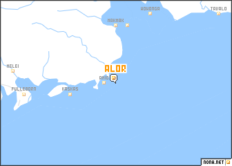 map of Alor