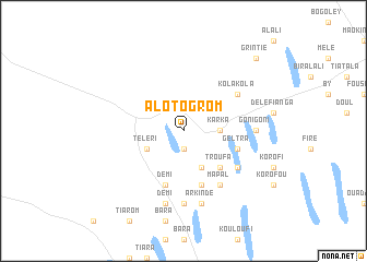 map of Alotogrom