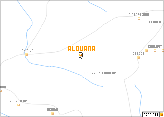 map of Alouana