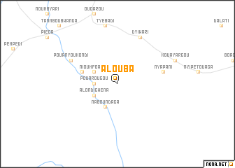 map of Alouba