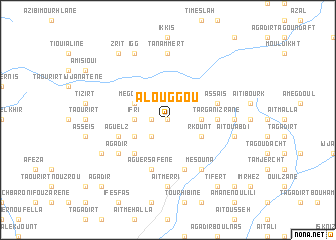 map of Alouggou