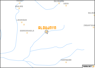 map of Aloujnyn