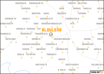 map of Alouléna