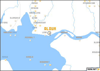 map of Aloum