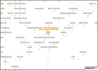 map of Alouniang