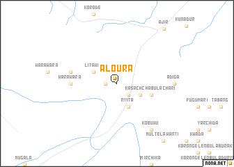 map of Aloura
