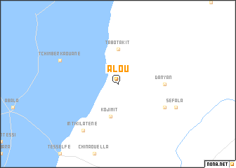 map of Alou