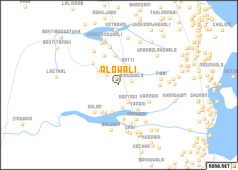 map of Alowāli