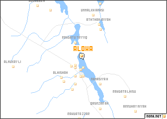 map of Alowa