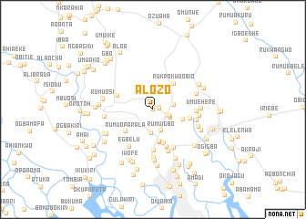 map of Alozo