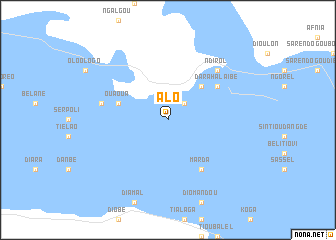 map of Alo