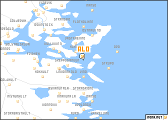 map of Älö