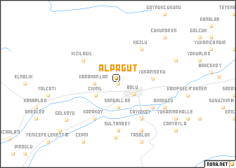 map of Alpagut