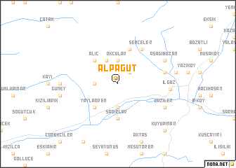 map of Alpagut