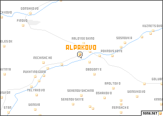 map of Al\